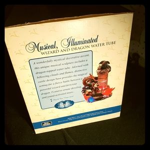 Musically Illuminated Wizard and Dragon Water Tube